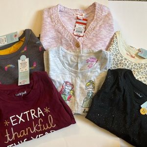 Girls 4T/5T Cat & Jack Shirt Bundle